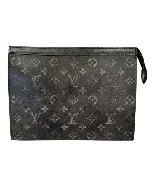 LOUIS VUITTON（ルイ ヴィトン）LOUIS VUITTON (ルイ ヴィトン) ポシェット・ヴォワヤージュ MM ブラックの古着・服飾アイテム