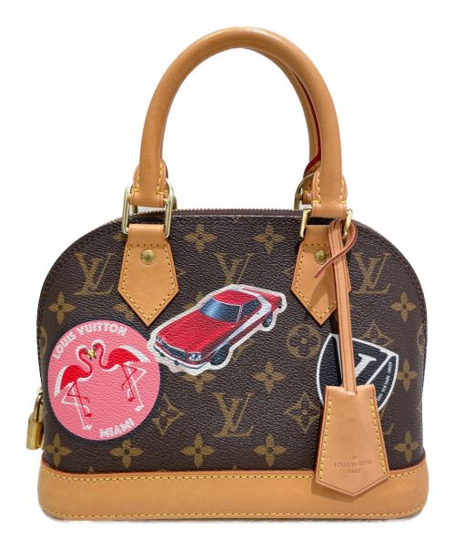 LOUIS VUITTON（ルイ ヴィトン）LOUIS VUITTON (ルイ ヴィトン) アルマBB ワールドツアーステッカー ブラウンの古着・服飾アイテム