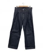 SUBLATIONSサブレーションズ）の古着「2TUCK WIDE DENIM PANTS」