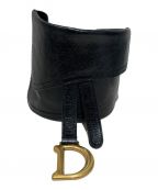 Christian Diorクリスチャン ディオール）の古着「SADDLE レザーベルト」｜ブラック