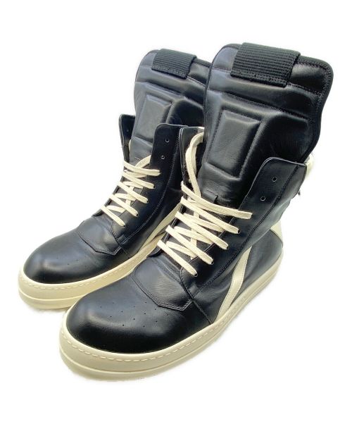 RICK OWENS（リックオウエンス）RICK OWENS (リック オウエンス) GEOBASKET LPO ブラック×ホワイト サイズ:42の古着・服飾アイテム