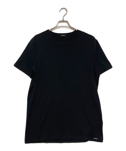 TOM FORD（トムフォード）TOM FORD (トムフォード) クルーネックカットソー ブラック サイズ:Lの古着・服飾アイテム