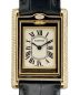 Cartier（カルティエ）の古着「タンク バスキュラント SM ダイヤモンド Ref.2480」｜ベージュ文字盤