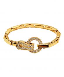 Cartier（カルティエ）の古着「Agrafe Diamond Bracelet アグラフ ダイヤモンド ブレスレット」