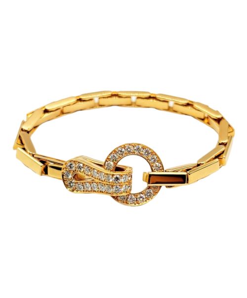 Cartier（カルティエ）Cartier (カルティエ) Agrafe Diamond Bracelet アグラフ ダイヤモンド ブレスレット サイズ:14.0cmの古着・服飾アイテム