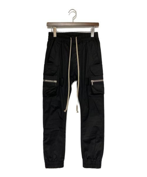 RICK OWENS（リックオウエンス）RICK OWENS (リック オウエンス) MASTODON CARGO PANTS ブラック サイズ:46の古着・服飾アイテム