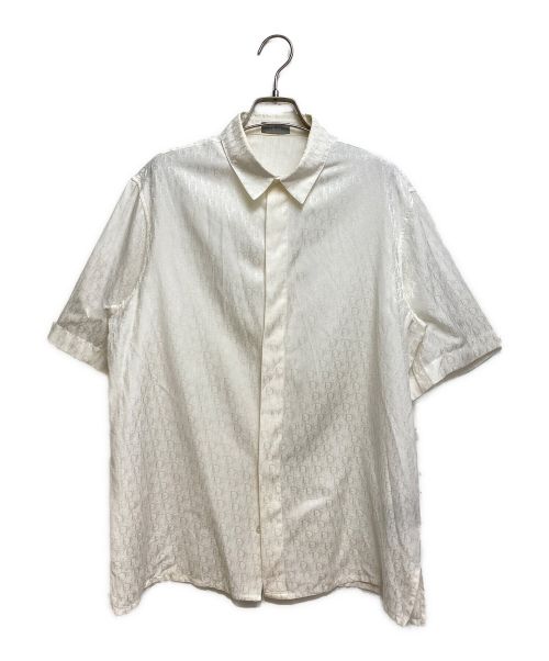 Christian Dior（クリスチャン ディオール）Christian Dior (クリスチャン ディオール) オブリークドレスシャツ （OBLIQUE DRESS SHIRT） ホワイト サイズ:39の古着・服飾アイテム