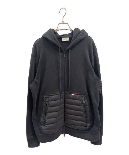 MONCLER（モンクレール）MONCLER (モンクレール) ナイロン切替ダウンパーカー ブラック サイズ:Lの古着・服飾アイテム