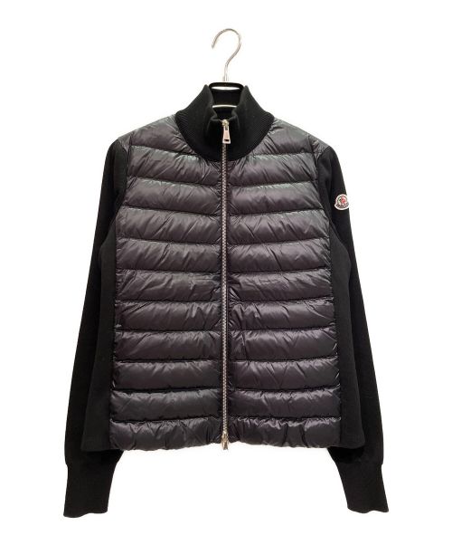 MONCLER（モンクレール）MONCLER (モンクレール) CARDIGAN/ダウン切替カーディガン ブラック サイズ:Sの古着・服飾アイテム