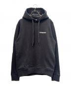 BURBERRYバーバリー）の古着「EKD PRINT COTTON BLEND HOODIE」｜ブラック