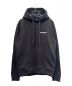 BURBERRY（バーバリー）の古着「EKD PRINT COTTON BLEND HOODIE 」｜ブラック