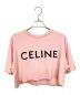 CELINE（セリーヌ）の古着「ワイドロゴ半袖カットソー」｜ピンク