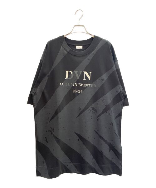 DRIES VAN NOTEN（ドリスヴァンノッテン）DRIES VAN NOTEN (ドリスヴァンノッテン) heli pr Show 7602 M.k.t-shirt ブラック サイズ:L 未使用品の古着・服飾アイテム