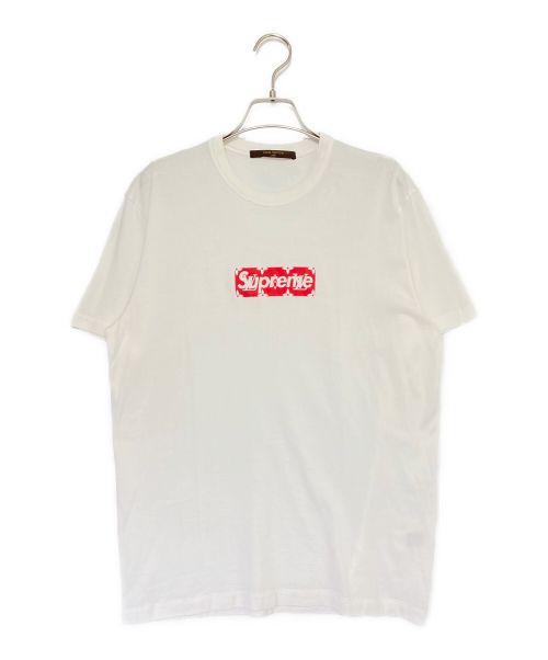 LOUIS VUITTON（ルイ ヴィトン）LOUIS VUITTON (ルイ ヴィトン) SUPREME (シュプリーム) Box Logo Tee ホワイト サイズ:Sの古着・服飾アイテム