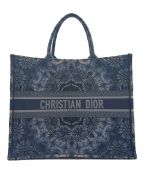 Christian Diorクリスチャン ディオール）の古着「BOOK TOTE LARGE」｜ネイビー