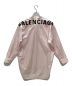 BALENCIAGA (バレンシアガ) ボウタイストライプシャツ ピンク×ホワイト サイズ:32：20000円