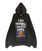 VETEMENTSヴェトモン）の古着「I GOT LUCKY HOODIE」｜ブラック