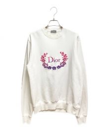 Christian Dior（クリスチャン ディオール）の古着「23SS グラデーションロゴクルーネックスウェット」｜ホワイト