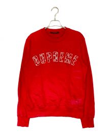 SUPREME×LOUIS VUITTON（シュプリーム×ルイ ヴィトン）の古着「Arc Logo Crewneck」｜レッド