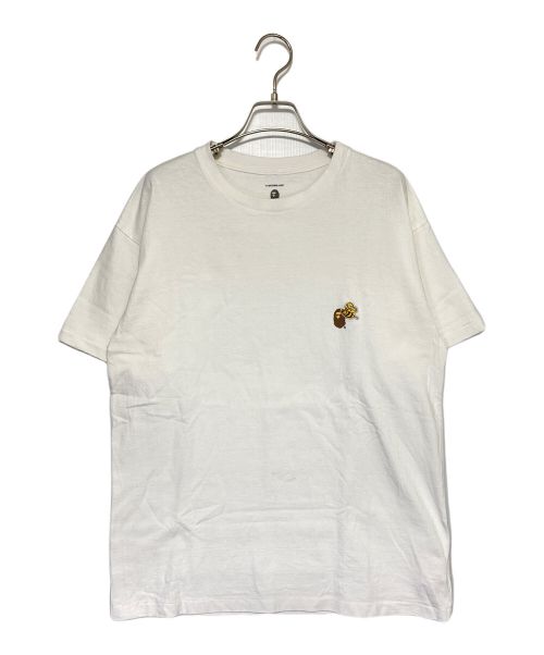 A BATHING APE（アベイシングエイプ）A BATHING APE (アベイシングエイプ) READYMADE (レディメイド) 半袖カットソー ホワイト サイズ:Mの古着・服飾アイテム