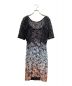 missoni (ミッソーニ) MISSONI Dresses レース グラデーション ワンピース ブルー×オレンジ サイズ:42：12000円