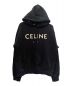 CELINE（セリーヌ）の古着「CELINE ルーズ フーディー」｜ブラック