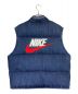 NIKE (ナイキ) SUPREME (シュプリーム) Denim Puffer Vest インディゴ サイズ:L：40000円