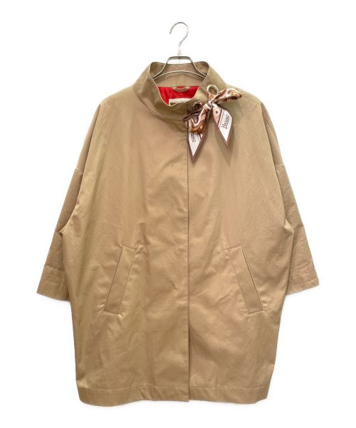 HERNO（ヘルノ）HERNO (ヘルノ) スタンドカラーコットンコート ブラウン サイズ:44の古着・服飾アイテム