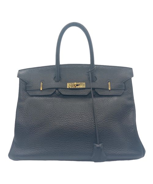 HERMES（エルメス）HERMES (エルメス) バーキン 35/ゴールド金具/トリヨンクレマンス/ブルーインディゴ/□G刻印 ブルーインディゴ色 サイズ:35の古着・服飾アイテム