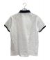 MONCLER (モンクレール) MAGLIAPOLO ポロシャツ ホワイト×ネイビー サイズ:L：17000円