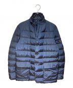 PRADA SPORTSプラダスポーツ）の古着「Down jacket with triangle logo（トライアングルロゴ付ダウンジャケット）」｜ネイビー