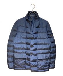 PRADA SPORTS（プラダスポーツ）の古着「Down jacket with triangle logo（トライアングルロゴ付ダウンジャケット）」｜ネイビー