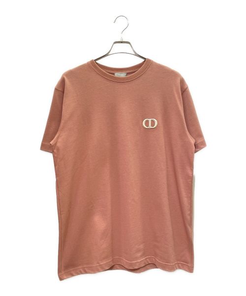 Dior（ディオール）Dior (ディオール) CD Icon クルーネック Tシャツ ピンク サイズ:Mの古着・服飾アイテム