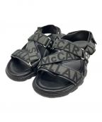 STELLA McCARTNEYステラマッカートニー）の古着「Logo Strap Sandals」｜ブラック