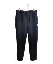 MONCLER（モンクレール）の古着「Wool tapered slacks（ウールテーパードスラックス）」｜グレー