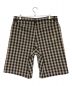 SUPREME (シュプリーム) Plaid Baggy Short ブラック×ベージュ サイズ:36：35000円