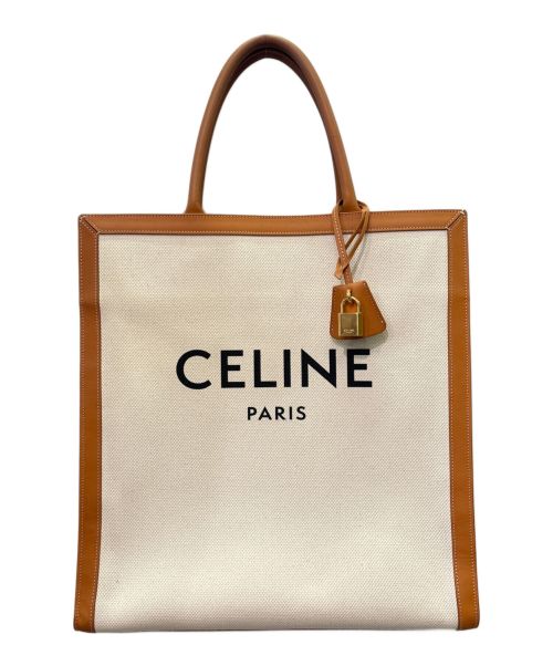 CELINE（セリーヌ）CELINE (セリーヌ) バーティカル カバ セリーヌ  ベージュ サイズ:ラージの古着・服飾アイテム