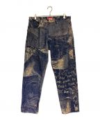 SUPREMEシュプリーム）の古着「Archive Denim Jacquard Regular Jean」｜インディゴ