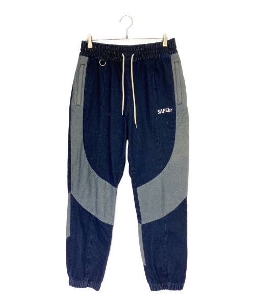 SAPEur（サプール）SAPEur (サプール) Denim Track Pants インディゴ サイズ:XLの古着・服飾アイテム