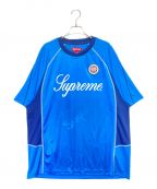 SUPREMEシュプリーム）の古着「Jacquard Soccer Jersey」｜ブルー