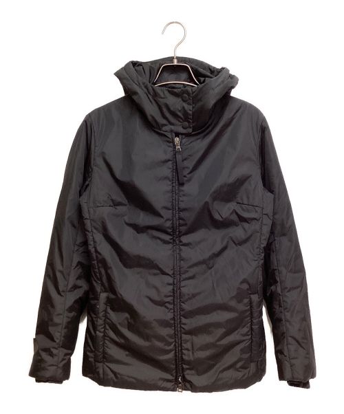 PRADA SPORTS（プラダスポーツ）PRADA SPORTS (プラダスポーツ) Hooded Nylon Down Jacket（フーデッドナイロンダウンジャケット） ブラック サイズ:38の古着・服飾アイテム