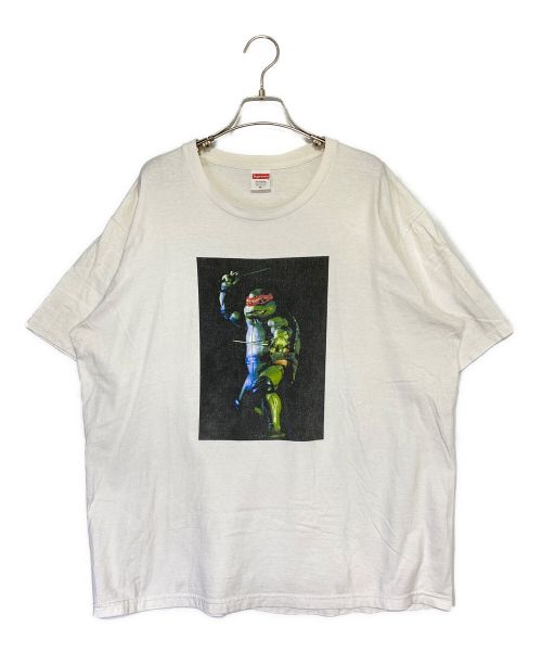 SUPREME（シュプリーム）SUPREME (シュプリーム) Teenage Mutant Ninja Turtles (ティーンエイジ・ミュータント・ニンジャ・タートルズ) Raphael Tee ホワイト サイズ:XLの古着・服飾アイテム