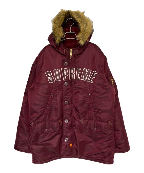 SUPREME（シュプリーム）SUPREME (シュプリーム) Arc Logo N-3B Parka レッド サイズ:Lの古着・服飾アイテム