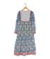 SZ Blockprints (エスゼットブロックプリント) Ron Herman (ロンハーマン) 別注 Silk Jodhpur Dress ブルー×レッド サイズ:XS：15000円