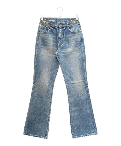 CELINE（セリーヌ）CELINE (セリーヌ) トリンオフ グルメット DYLAN FLARED JEANS インディゴ サイズ:27の古着・服飾アイテム