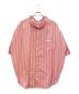 BALENCIAGA（バレンシアガ）の古着「Striped Oversized Cotton Shirt」｜ピンク×ホワイト