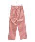 BALENCIAGA (バレンシアガ) Striped cotton long pants（ストライプ コットン ロングパンツ） ピンク×ホワイト サイズ:36：30000円