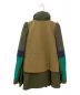 sacai (サカイ) Wool Melton×Grosgrain Blouson カーキ サイズ:１：65000円