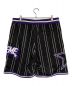 SUPREME (シュプリーム) Star Basketball short ブラック×パープル サイズ:XL：16000円