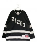 SUPREME×WTAPS×MITCHELL & NESSシュプリーム×ダブルタップス×ミッチェルアンドネス）の古着「Hockey Jersey」｜ブラック